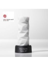 Белый 3D мастурбатор POLYGON - Tenga - в Волжском купить с доставкой