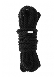 Черная веревка для шибари DELUXE BONDAGE ROPE - 5 м. - Dream Toys - купить с доставкой в Волжском