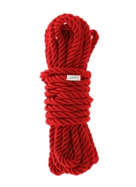 Красная веревка для шибари DELUXE BONDAGE ROPE - 5 м. - Dream Toys - купить с доставкой в Волжском