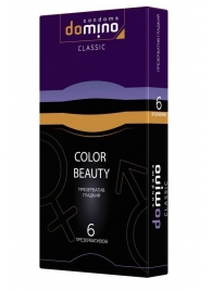 Разноцветные презервативы DOMINO Colour Beauty - 6 шт. - Domino - купить с доставкой в Волжском