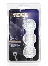 Прозрачный фигурный мастурбатор Master Stroker - Blush Novelties - в Волжском купить с доставкой