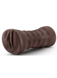 Коричневый мастурбатор-вагина Hot Chocolate Brianna - Blush Novelties - в Волжском купить с доставкой