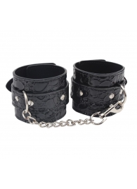 Черные наручники Be good Wrist Cuffs - Chisa - купить с доставкой в Волжском