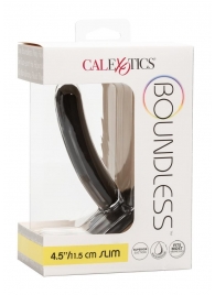 Черный анальный стимулятор Boundless 4.5” Slim Probe - 11,5 см. - California Exotic Novelties - купить с доставкой в Волжском