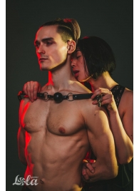 Черный кляп Love Addict на замочке - Lola Games - купить с доставкой в Волжском