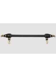 Черная распорка для ног Bound to You Faux Leather Spreader Bar - 50,8 см. - Fifty Shades of Grey - купить с доставкой в Волжском