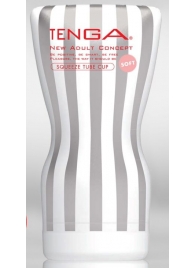 Мастурбатор TENGA Squeeze Tube Cup Soft - Tenga - в Волжском купить с доставкой