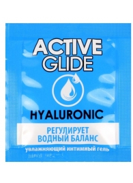 Лубрикант на водной основе Active Glide с гиалуроновой кислотой - 3 гр. - Биоритм - купить с доставкой в Волжском