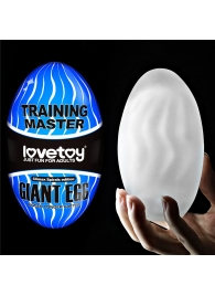 Мастурбатор-яйцо Giant Egg Climax Spirals Edition - Lovetoy - в Волжском купить с доставкой