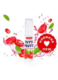 Гель-смазка Tutti-frutti со вкусом барбариса - 30 гр. - Биоритм - купить с доставкой в Волжском