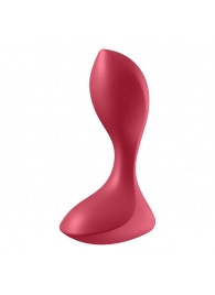 Красный вибромассажёр простаты Satisfyer Backdoor Lover - 14 см. - Satisfyer - в Волжском купить с доставкой