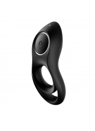 Черное эрекционное виброкольцо Legendary Duo - Satisfyer - в Волжском купить с доставкой