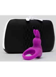 Фиолетовое эрекционное виброкольцо Happy Rabbit Cock Ring Kit - Happy Rabbit - в Волжском купить с доставкой