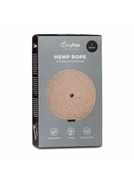 Пеньковая веревка для связывания Hemp Rope - 5 м. - Easy toys - купить с доставкой в Волжском