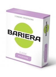 Классические презервативы Bariera Classic - 3 шт. - Bariera - купить с доставкой в Волжском