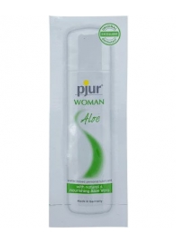 Лубрикант на водной основе pjur WOMAN Aloe - 2 мл. - Pjur - купить с доставкой в Волжском