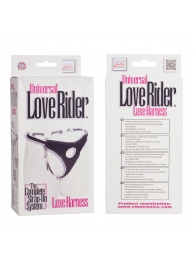 Трусы для страпона с универсальным креплением Universal Love Rider Luxe Harness - California Exotic Novelties - купить с доставкой в Волжском