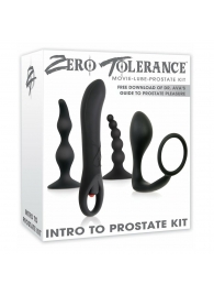 Набор стимуляторов простаты Intro To Prostate Kit - Zero Tolerance - в Волжском купить с доставкой