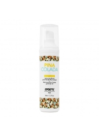 Разогревающее массажное масло с ароматом пина колада Gourmet Pina Colada - 50 мл. - Exsens - купить с доставкой в Волжском