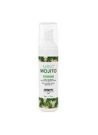 Разогревающее массажное масло с ароматом мохито Gourmet Mint Mojito - 50 мл. - Exsens - купить с доставкой в Волжском