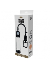 Прозрачная вакуумная помпа с манометром Deluxe Penis Pump - Dream Toys - в Волжском купить с доставкой