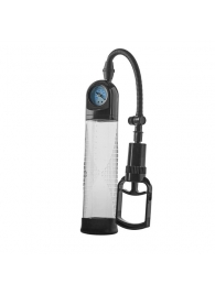 Прозрачная вакуумная помпа с манометром Deluxe Penis Pump - Dream Toys - в Волжском купить с доставкой