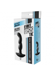 Черная вибропробка для простаты FantASStic Vibrating Prostate Plug - 14,5 см. - Dream Toys - в Волжском купить с доставкой