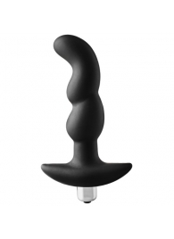 Черная вибропробка для простаты FantASStic Vibrating Prostate Plug - 14,5 см. - Dream Toys - в Волжском купить с доставкой