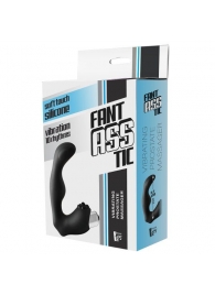 Черный вибромассажер простаты FantASStic Vibrating Prostate Massager - 11,3 см. - Dream Toys - в Волжском купить с доставкой