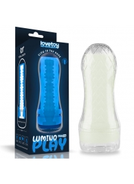 Светящийся в темноте мастурбатор Lumino Play Masturbator Ribbed - Lovetoy - в Волжском купить с доставкой