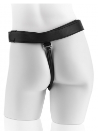 Страпон с телесной насадкой 7  Uncut with Strap on Harness - 18 см. - Pipedream - купить с доставкой в Волжском