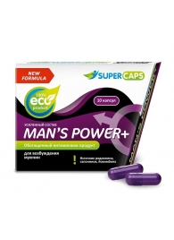 Возбуждающее средство для мужчин Mans Power plus - 10 капсул (0,35 гр.) +1 в подарок - SuperCaps - купить с доставкой в Волжском