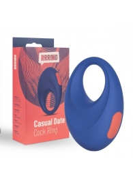 Синее эрекционное кольцо RRRING Casual Date Cock Ring - FeelzToys - в Волжском купить с доставкой