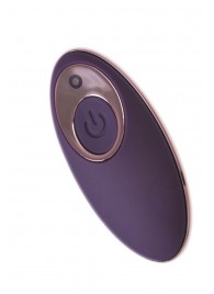 Фиолетовое виброяйцо с имитацией фрикций Bumpy - JOS