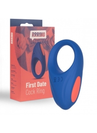 Синее эрекционное кольцо RRRING First Date Cock Ring - FeelzToys - в Волжском купить с доставкой