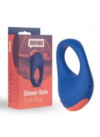 Синее эрекционное кольцо RRRING Dinner Date Cock Ring - FeelzToys - в Волжском купить с доставкой