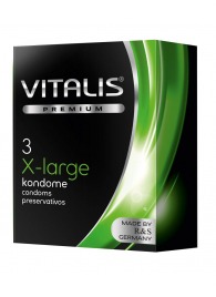 Презервативы увеличенного размера VITALIS PREMIUM x-large - 3 шт. - Vitalis - купить с доставкой в Волжском