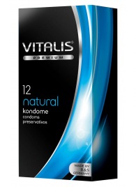 Классические презервативы VITALIS PREMIUM natural - 12 шт. - Vitalis - купить с доставкой в Волжском