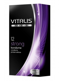Презервативы с утолщённой стенкой VITALIS PREMIUM strong - 12 шт. - Vitalis - купить с доставкой в Волжском