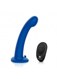 Синяя насадка Remote Control P-Spot G-Spot с черными трусиками - 20 см. - Pegasus - купить с доставкой в Волжском