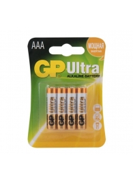 Батарейки алкалиновые GP Ultra Alkaline 24А AАA/LR03 - 4 шт. - Элементы питания - купить с доставкой в Волжском