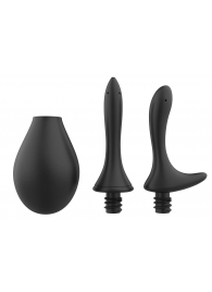 Черный анальный душ Nexus Anal Douche Set с 2 сменными насадками - Nexus Range - купить с доставкой в Волжском