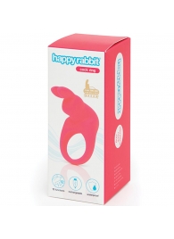 Розовое эрекционное виброкольцо Happy Rabbit Rechargeable Rabbit Cock Ring - Happy Rabbit - в Волжском купить с доставкой