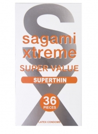 Ультратонкие презервативы Sagami Xtreme Superthin - 36 шт. - Sagami - купить с доставкой в Волжском