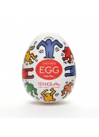 Мастурбатор-яйцо Keith Haring EGG DANCE - Tenga - в Волжском купить с доставкой