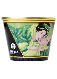 Массажная свеча Exotic Green Tea с ароматом зелёного чая - 170 мл. - Shunga - купить с доставкой в Волжском