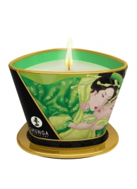 Массажная свеча Exotic Green Tea с ароматом зелёного чая - 170 мл. - Shunga - купить с доставкой в Волжском