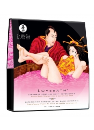 Соль для ванны Lovebath Dragon Fruit, превращающая воду в гель - 650 гр. - Shunga - купить с доставкой в Волжском