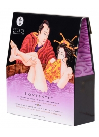 Соль для ванны Lovebath Sensual lotus, превращающая воду в гель - 650 гр. - Shunga - купить с доставкой в Волжском