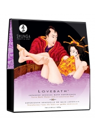 Соль для ванны Lovebath Sensual lotus, превращающая воду в гель - 650 гр. - Shunga - купить с доставкой в Волжском